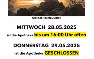 Öffnungszeiten Auffahrt